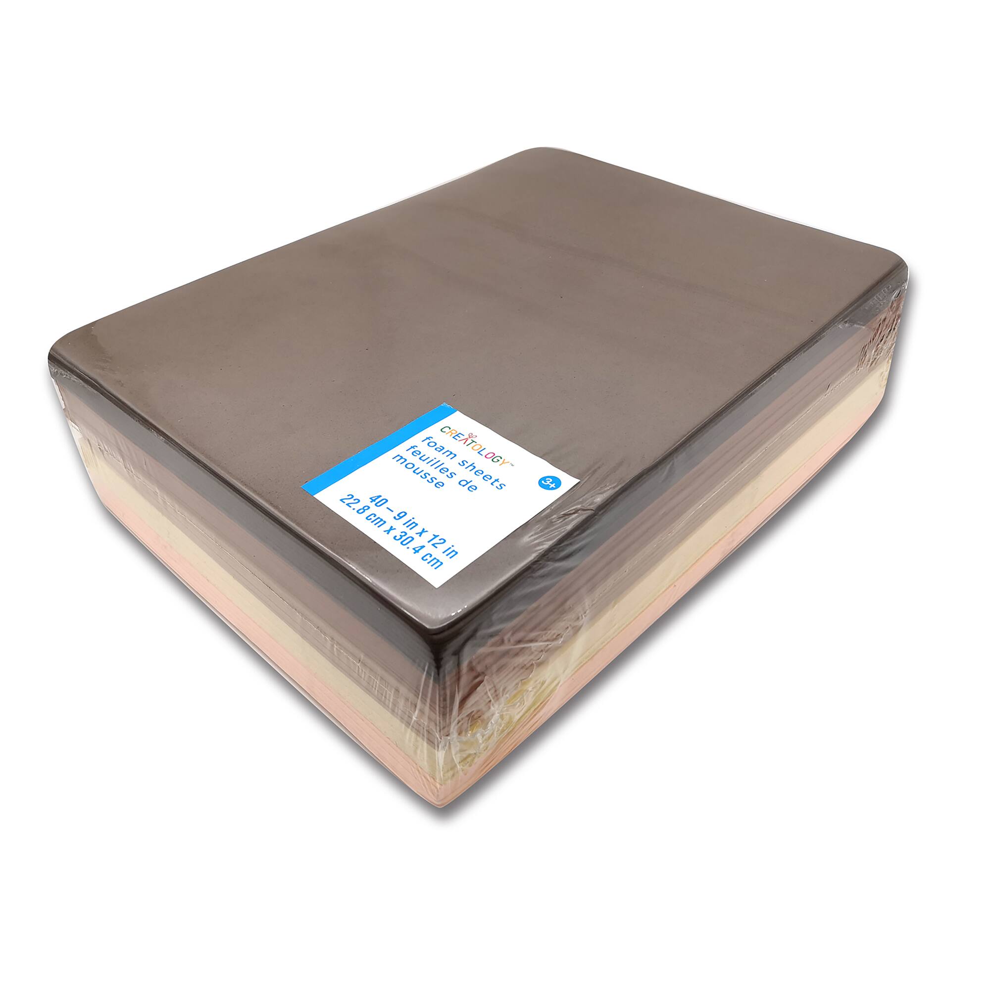 Neutral 9" x 12" Foam Sheets by Creatology™, 40 Sheets